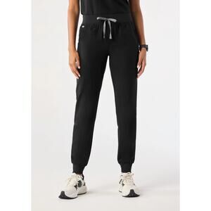 FIGS Zamora Jogger Scrub Pants in Black Sz M Technical Collection